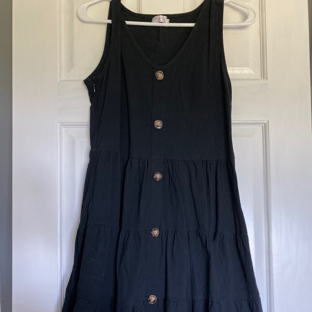 Black swing dress